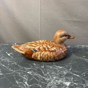 Vintage Painters Pride Female Mallard Duck Resin Hand Painted